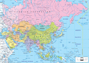 political map of Asia | World Map With Countries