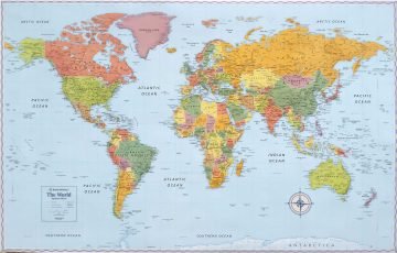 5 Free Blank Interactive Printable World Map for Kids PDF | World Map ...