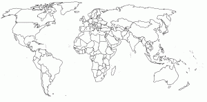 unlabeled world map pdf3 | World Map With Countries