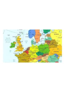 Detailed Map of Europe with Cities pdf | World Map With Countries