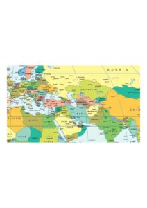 Map of Europe and Asia Countries pdf | World Map With Countries