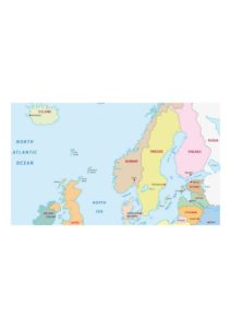 Map of Northern Europe Countries pdf | World Map With Countries