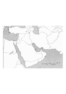 Southwest Asia Map Blank pdf | World Map With Countries