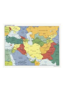 Southwest Asia Map Countries pdf | World Map With Countries