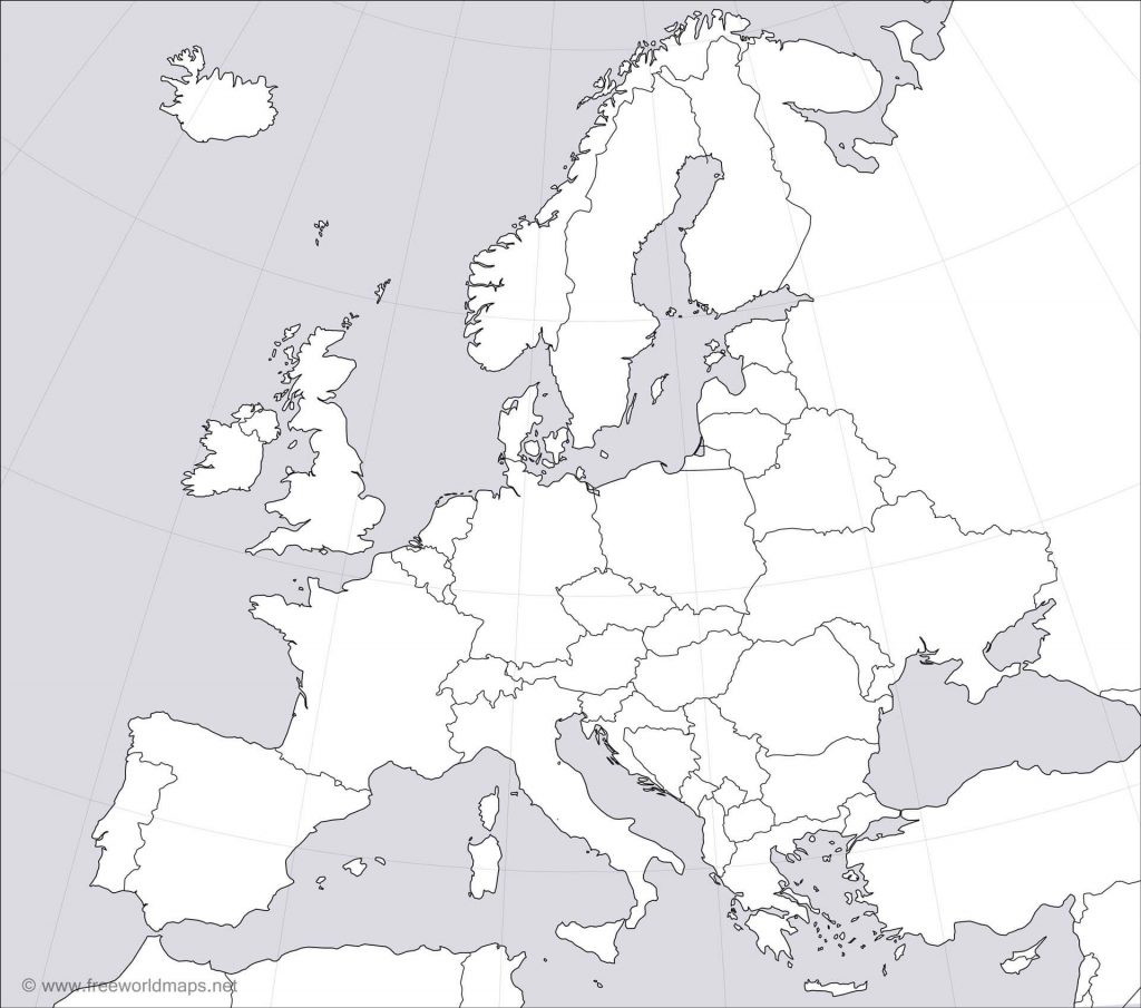 Europe Blank Map Hd 1024x905 
