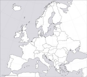 europe blank map hd | World Map With Countries