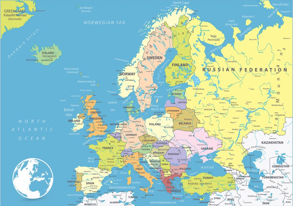 Europe Political Map 1024x721 