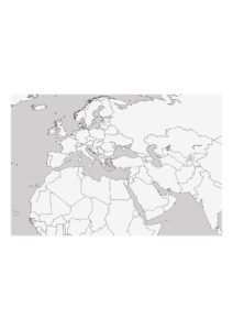 map of europe and asia printable pdf | World Map With Countries