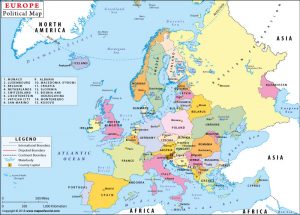 political map of europe | World Map With Countries