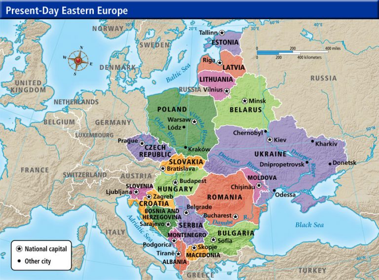 6 Detailed Free Political Map Of Europe World Map With Countries