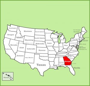 Georgia USA Map State