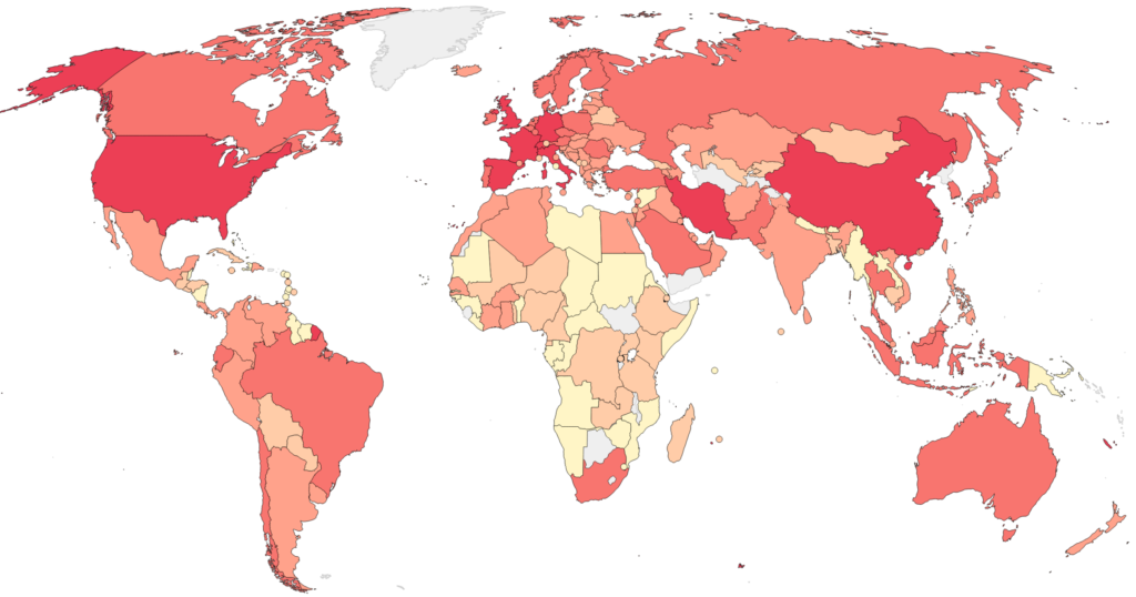 Coronavirus World Map | World Map With Countries