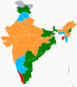India CM Political Map | World Map With Countries