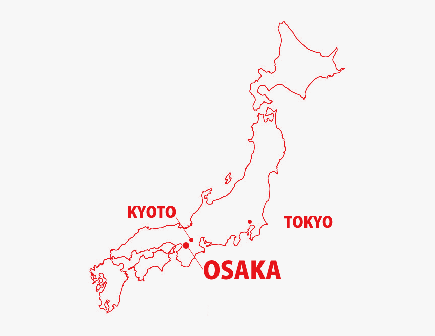 Blank Map of Japan