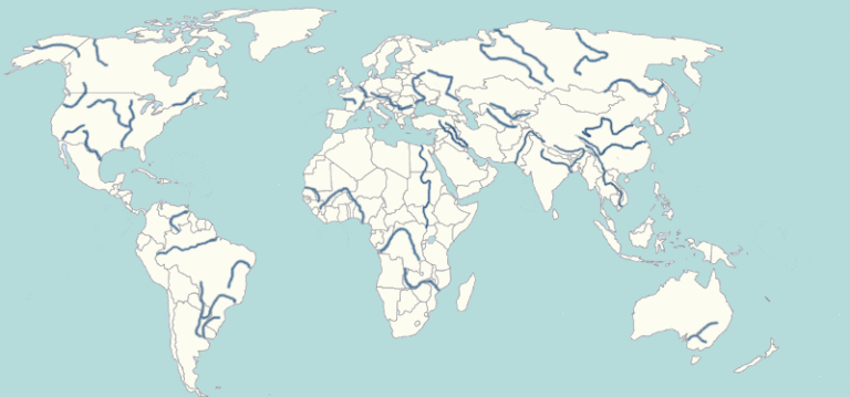 World River Map World Map With Countries   World River Map E1587568623761 768x359 