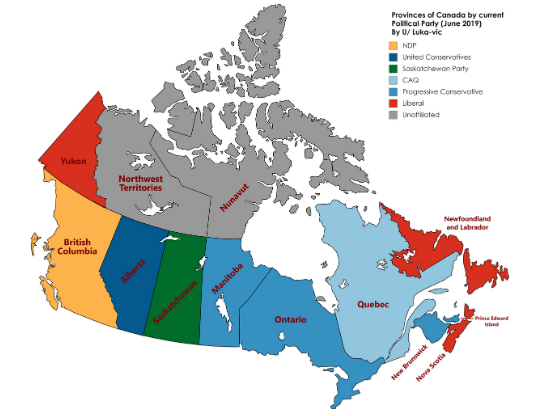 Donde esta canada en el mapa