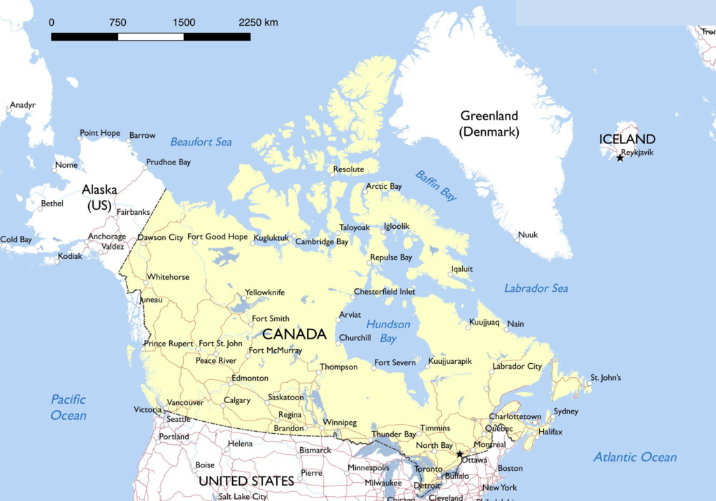 7 free printable canada map with cities world map with countries