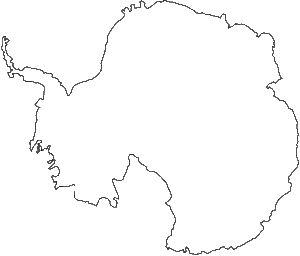printable outline map of antarctica | World Map With Countries