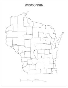 Blank Map of Wisconsin | World Map With Countries