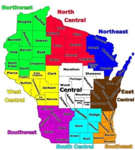 Labeled Map of Wisconsin | World Map With Countries