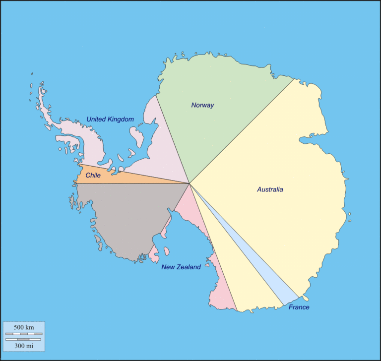Political Map Of Antarctica 768x728 