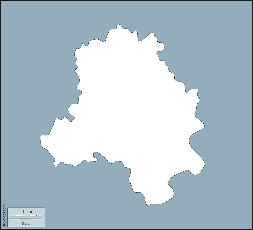 Printable Map of Delhi 