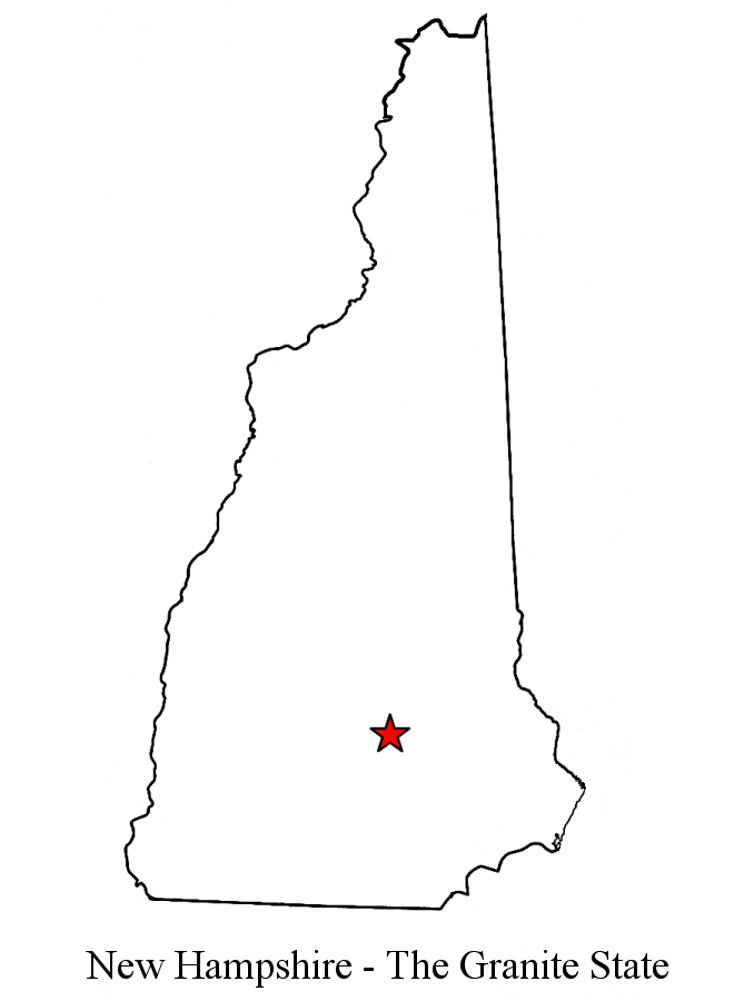 Map of New Hampshire