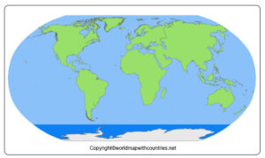 Blank Map of World Continents and Oceans | World Map With Countries
