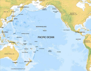 World Map with Pacific Ocean | World Map With Countries