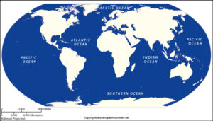World Map with Southern Ocean | World Map With Countries