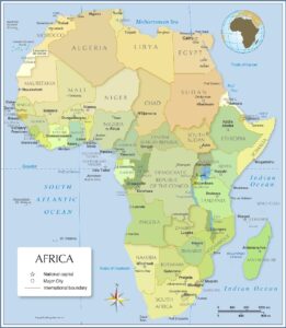Africa map political pdf | World Map With Countries