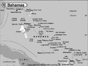 Blank Map of Bahamas pdf | World Map With Countries