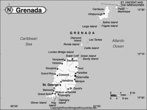 Blank Map of Grenada | World Map With Countries