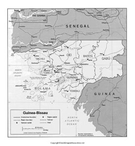 Blank Map of Guinea Bissau | World Map With Countries
