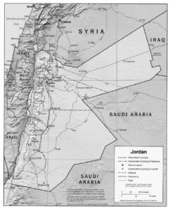 Blank Map of Jordan pdf | World Map With Countries
