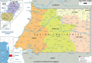 Labeled Map of Guinea | World Map With Countries