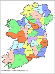 Map of Ireland 1 | World Map With Countries