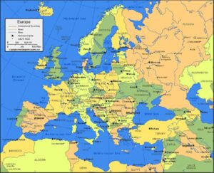 europe map political pdf | World Map With Countries