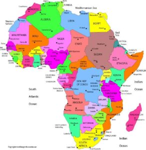 map of Africa political pdf | World Map With Countries