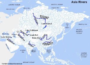 map of asia with rivers pdf | World Map With Countries