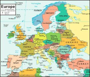 map of europe political pdf | World Map With Countries