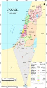 map of israel 4 | World Map With Countries