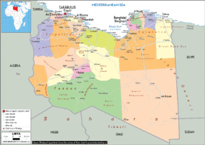 map of libya 2 | World Map With Countries