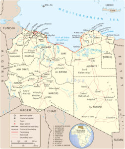 map of libya 3 | World Map With Countries