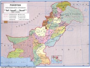 map of pakistan 4 | World Map With Countries