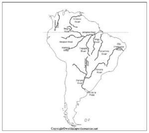 map of south america with rivers pdf | World Map With Countries