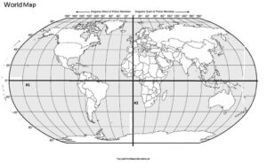 world map with hemispheres | World Map With Countries