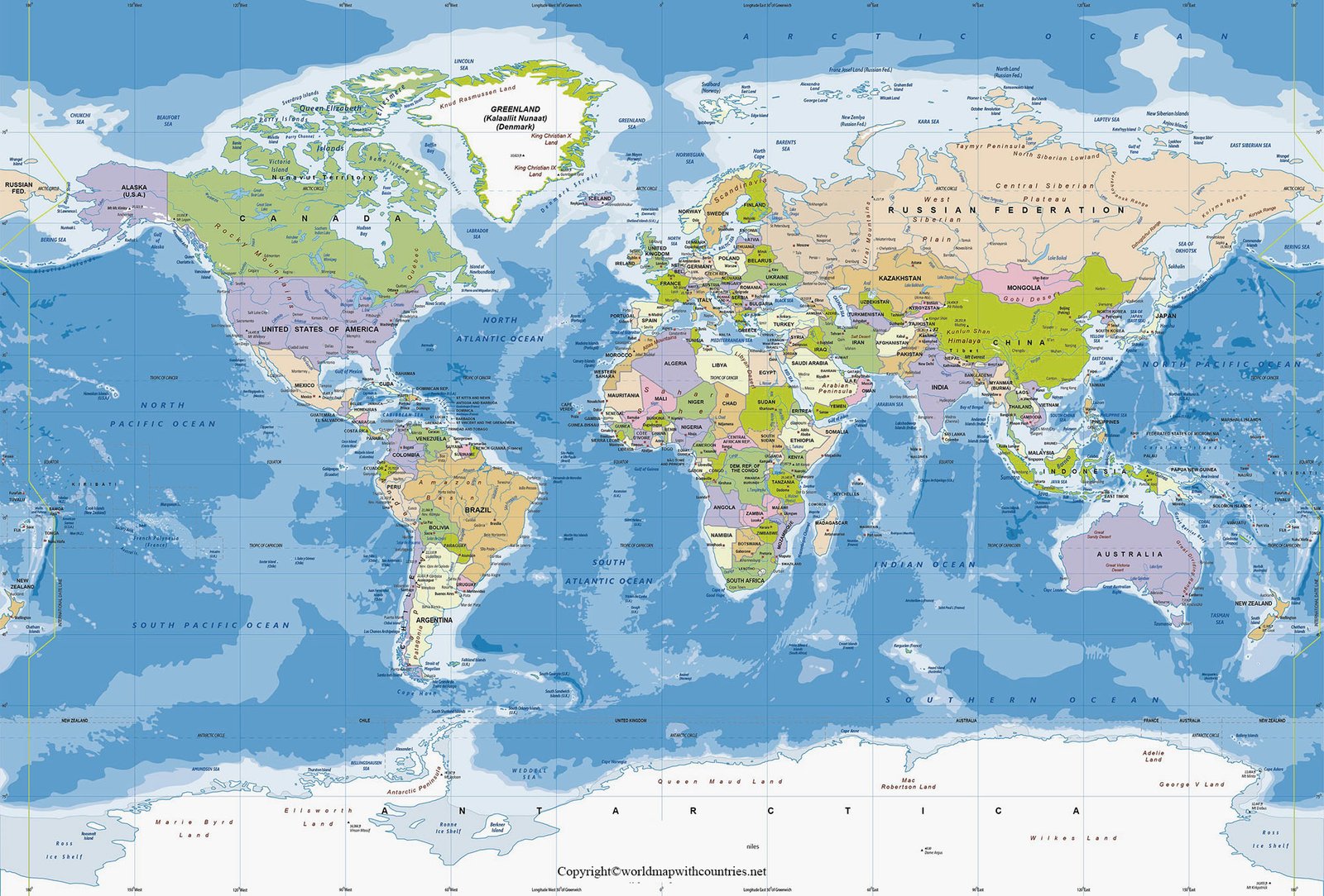 Free Printable World Map With Longitude And Latitude 13 Countries On The Earths Equator Neal 