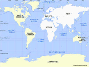 world map with southern ocean pdf | World Map With Countries