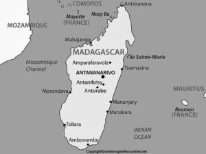Blank Map of Madagascar | World Map With Countries